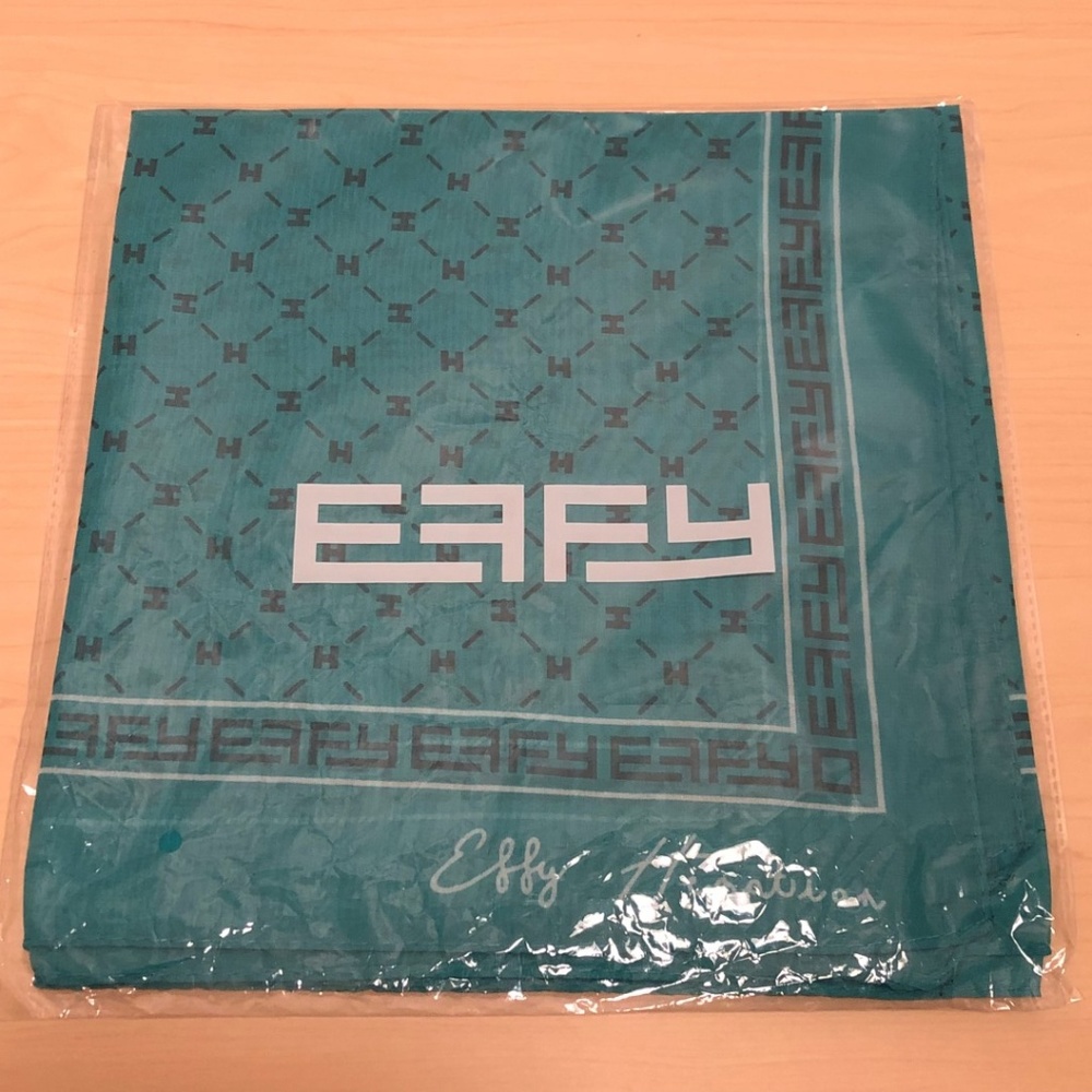 SOLD - Effy Hematian Teal Fashion Scarf - New